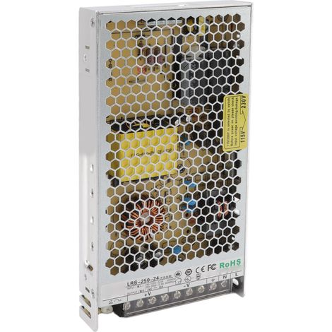 Adaptateur secteur LRS 24 V avec électrovanne et capteur pour applique murale LED 100-120 V / 200-240 V, 250 W, 10 A (1/5)