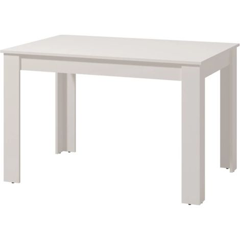 tavolo allungabile bellahome bianco lucido, 120-160x80x76,2 cm (1/4)
