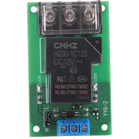 Hochleistungs-Optokoppler-Isolationsrelaismodul mit Einweg-Hoch-/Niedrigpegeltriggerung, 30 A, YYG-2, 12 V DC