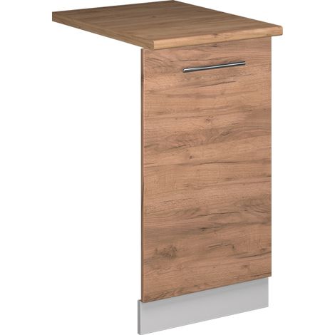 Panel frontal del lavavajillas Fame-Line, Roble dorado, 45 cm , ET Roble, Vicco