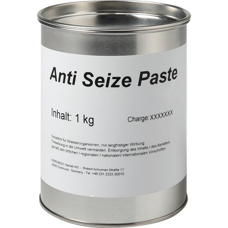 Pâte anti-grippage 1 kg, boîte en cuivre/gris