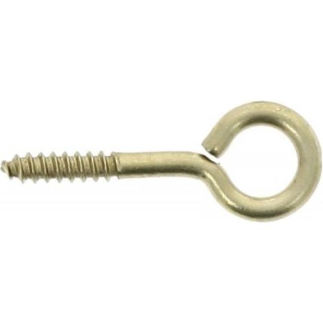 Pitons vis à bois laiton, diamètre 4 mm, longueur 30 mm, boîte de 25 pitons (1/3)