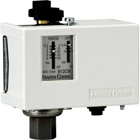 Pressostat de réglage B12CN4 -0,2-8 bar
