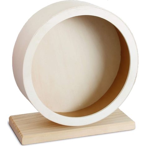 Dehner 4205340 - Accessorio per piccoli animali per ruota, diametro 20 cm, in legno, colore naturale, M