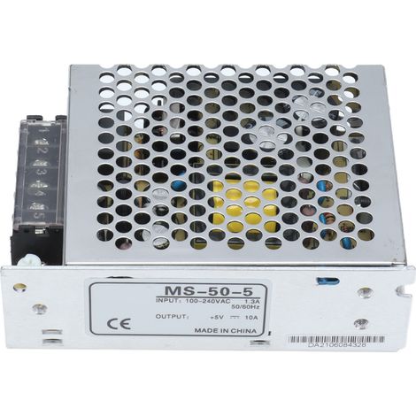 BERM – transformateur d'alimentation électrique, convertisseur de commutation 100 à 240V AC pour bande lumineuse LEDMS-50-5