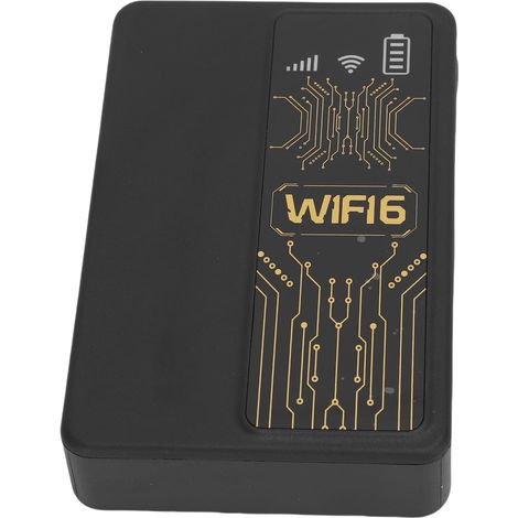 Convertisseur WiFi 4G LTE, Point D'accès Portable WiFi6 pour Voyage et Usage Domestique, Matériau ABS, 300Mbps (Black) (1/5)