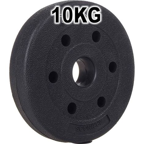 Trade Shop - Paarscheiben Hantelgewichte für Discs für Klammer 10 kg Bodybuilding - (1/4)