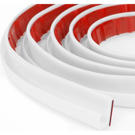 Gouttière Camping Car 2.5m J Shaped Gouttière RV Dos Autocollant Bande de Caoutchouc Pour Gouttières pour Voiture Camionnettes (1/5)