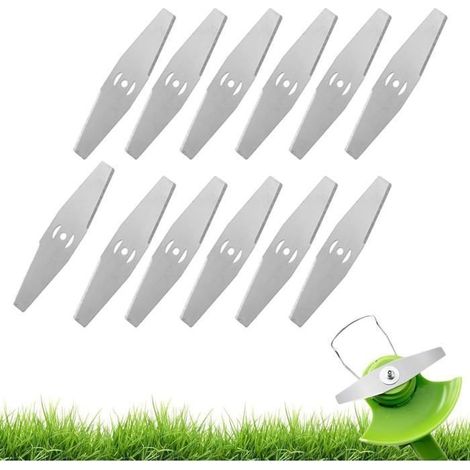 Lame De Rechange En Métal, Lame Débroussailleuse, Lame Tondeuse Gazon Pour Coupe Bordure Sans Fil Garniture De Jardin (1/5)