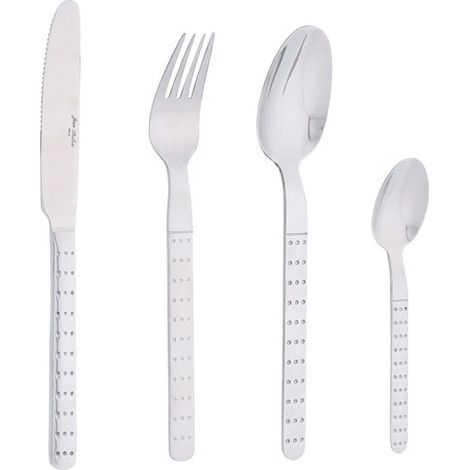 Set di posate in acciaio inox da 24 pezzi - NG020990X01011 - Jean Dubost