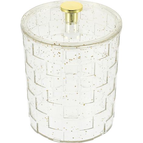 Style Round Organizer Box with Gold Glitter Dispenser for (1/5)