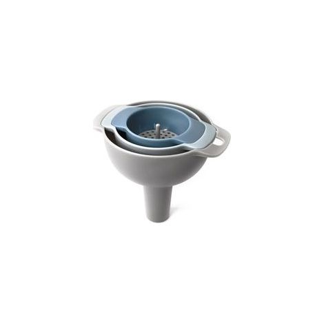 BRAVIX Imbuto per alimenti, imbuto da cucina, imbuto in plastica, imbuto per marmellata, con filtro, set di 4 imbuti in plastica per alimenti in 1 (4 pezzi) (1/5)