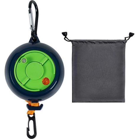 Corde à linge rétractable de 10 m, corde à linge de voyage, extensible pour hôtel, extérieur, buanderie, jardin, voyage, camping (1/5)