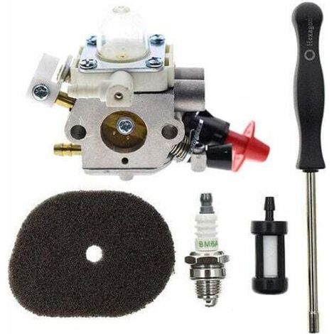 Carburatore per decespugliatori Stihl FS40, FS50, FS40C, FS50C, FS50R, FS56, FS56C, FS56R, FS56RC, FC56, FC56R, FS70, FS70C, FS70R, FS70RC, FC70, HT56, HT56C, HL56K, KM56, KM56C, KN56, codice ricambio
