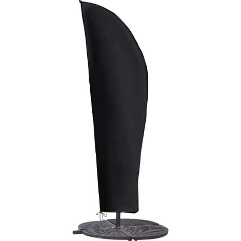 Housse de Parasol, Couverture de Parapluie de Jardin, Anti-UV/Anti-Vent/Imperméables Tissu De Oxford Housse de Protection, Housse de Parasol de Plage Extérieure Respirante 205CM（255748CM）