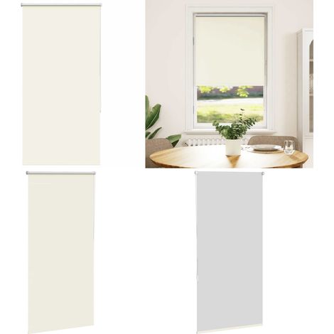 vidaXL Store enrouleur occultant blanc cassé 70x175cm largeur du tissu (1/5)