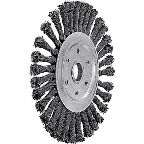 Lessmann Rundbürste Stahldraht 0,50 mm, Bürsten-⌀xBohrungs-⌀ / Gewinde: 200X22 mm