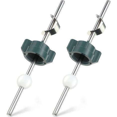 Set of 2 central basin waste pieces, compatible with Price Pfister basin waste fittings and other popular brands, replacement for PS2673, chrome finish (1/5)