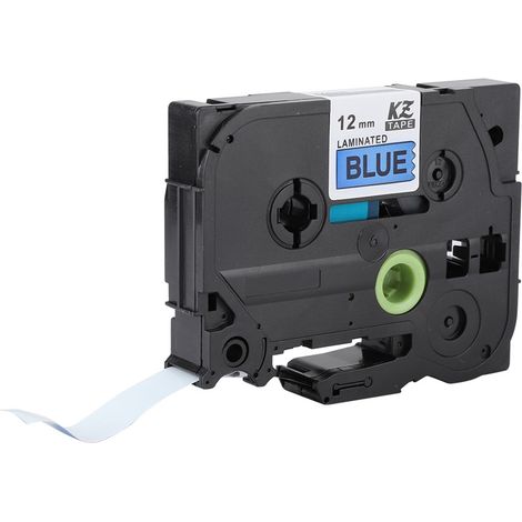 Ruban d'étiquettes compatible 6 couleurs KZE 231 431 531 631 731 pour Brother p touch 12 mm KZE 531 (1/5)
