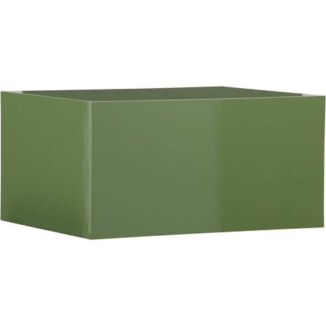 Table Basse Design "York" 80cm Vert Foncé (1/5)