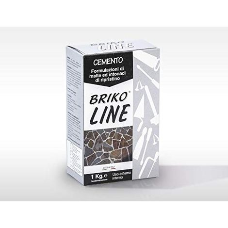 Cemento Grigio Briko Line 1 kg 12 Pezzi