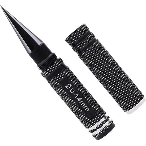 Trou Perforateur Carrosserie Shell Ouvre-Trou Alésoir Extensible Perceuse Outil de Bricolage avec Indicateur de Taille, Ensoleillé (1/5)