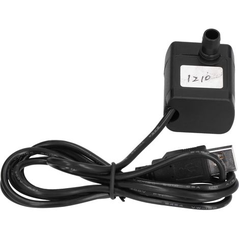 Miniatur-Wasserpumpe 170L/H, wasserdichte DC12V Tauchpumpe mit USB-Stecker, für Aquarium, Springbrunnen, Teich, leise Wasserzirkulation. (1/5)