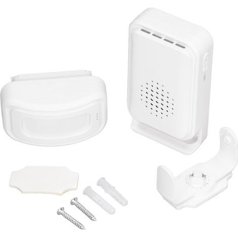 Kabellose Türklingel mit Infrarotsensor, Eingangsglocke mit Sicherheitsalarm, Bewegungsmelder, 5V Micro-USB-Netzteil (1/5)