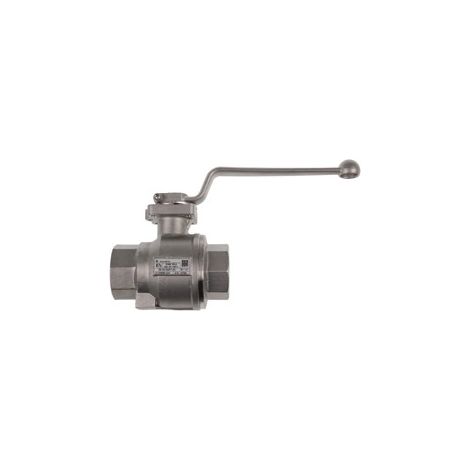 Kugelhahn 87E-1 1/2 Rp 1 1/2 f. Gas PN16 Dichtung Teflon, für Klär- und Biogas - 454014 von Weishaupt
