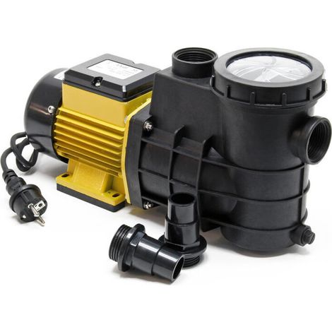 Pompe piscine 220 W Débit 5000 l/h Hauteur refoulement 5,5 m Pompe de filtration et de circulation pour Filtre Eau Pool Whirlpool Bain remous Jardin (1/5)