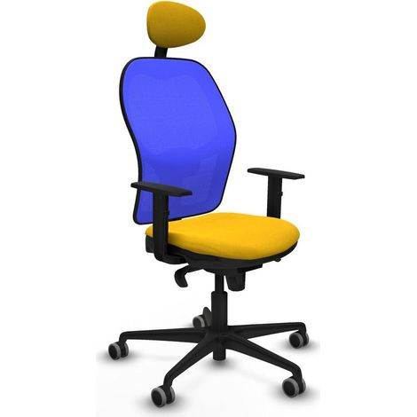 Piqueras y Crespo Silla de Oficina Jaune con Reposacabezas