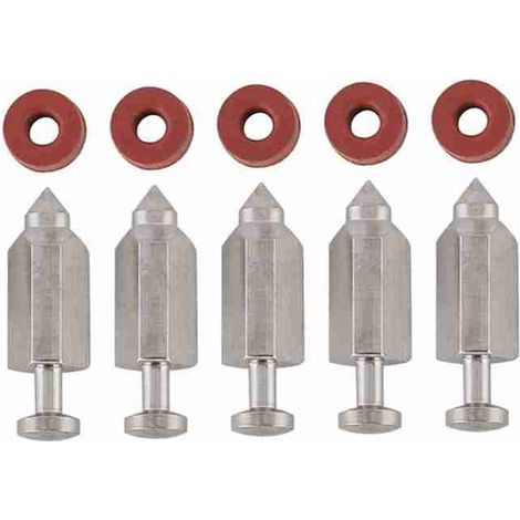 Kit de reparación de juntas de asiento de aguja del carburador (5 piezas) para 398188 (1/5)