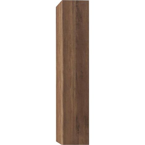 Colonne murale suspendue 1 porte aspect bois finition Mercure - ZEUS