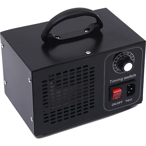 Generador de ozono, esterilización de aire, eliminación de olores, negro, 220 V, 60 g, UE (1/2)
