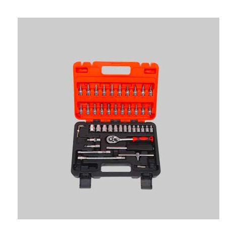 Valigetta 46 pezzi ideal star attacco 1/4&quot