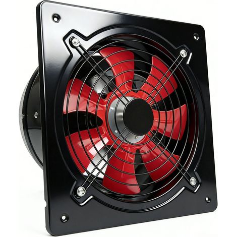 Ventilateur d'extraction, extracteur d'air domestique silencieux, ventilateur d'extraction puissant, 220 V 50 W, 7 pouces (1/5)