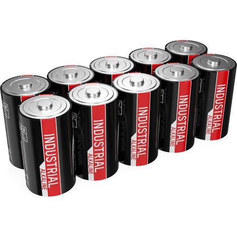 Ansmann Industrial Batteria Torcia (D) Alcalina/manganese 1.5 V 10 pz.