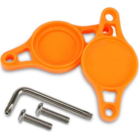 Support de fixation pour vélo étanche et couvercle protecteur AirTag, étui de localisation caché antichute et antivol, compatible AirTag. (1/5)