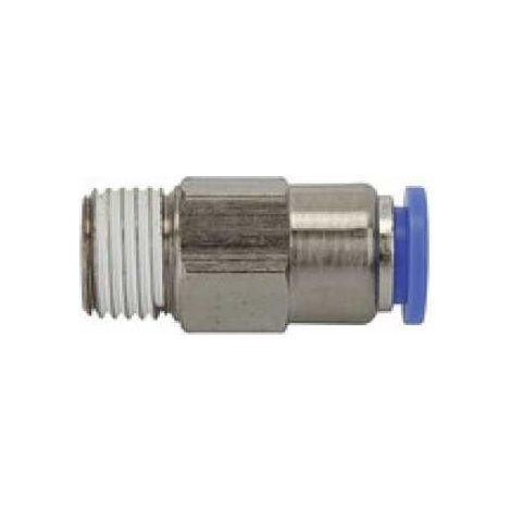 Riegler Gerades Rückschlagventil »Blaue Serie« Gew.-Schl., R 3/8 a. Ø10mm (1/5)