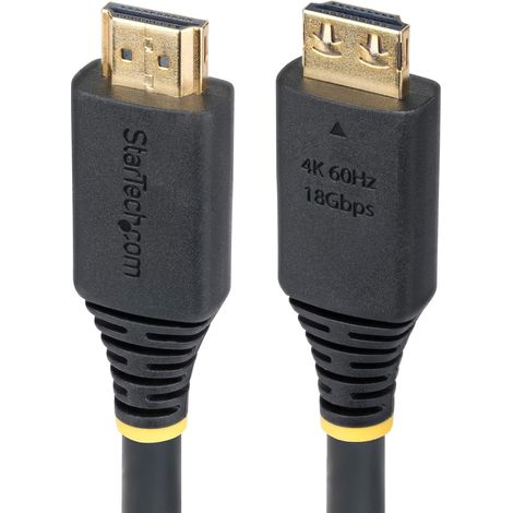 Câble HDMI 4,5m avec Connecteurs à Verrouillage, 4K 60Hz UHD, Noir (1/5)