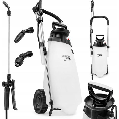 PULVÉRISATEUR À PRESSION SUR ROUES GARDETECH 11212PRO 12L LANCE LONGUE 91CM (1/5)