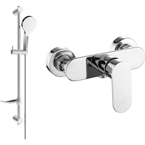 Mexen Milo DF05 rubinetto doccia con set doccia, cromo - 7134R05-00