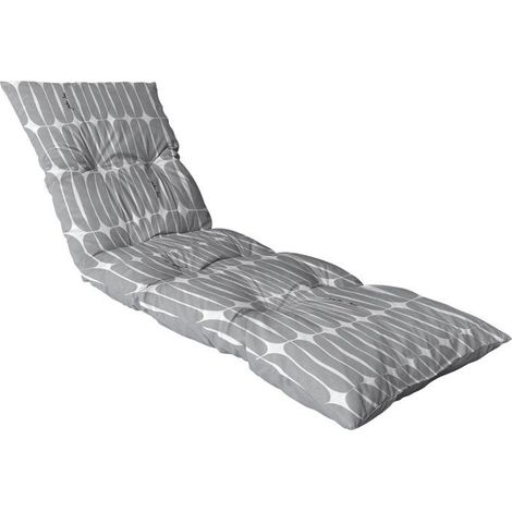 Cuscino per lettino prendisole - GIARDINO PRIVATO - Fiocchi Vibration Ombra - 118 x 78 x 54 cm