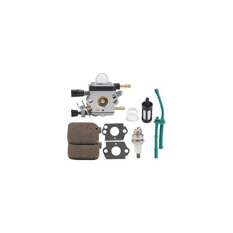 Kit di riparazione carburatore C1Q-S68, adatto per motori BG45, BG46, BG55, BG65 e BG85, con filtro carburante e set di guarnizioni. - Crezuo (1/4)
