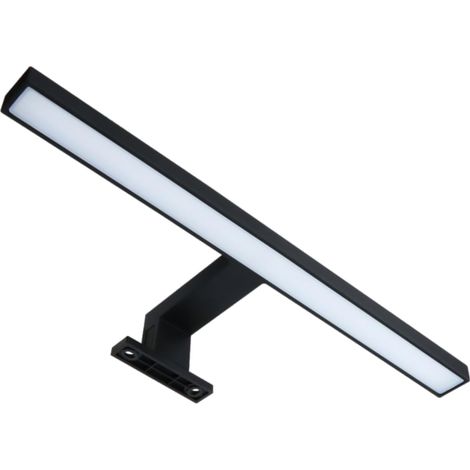 Applique LED Miroir Salle de Bain 30 CM – Certifiée IP44 Étanche – Lumière pour Miroir – Couleur Noir