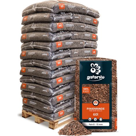 Galamio Rindenmulch Pinie Fein 60l x 39 Sack 2340l (1/5)