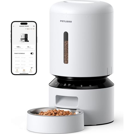 PETLIBRO Distributeur de Croquettes Automatique 5L WiFi 5G/2.4G Inox (1/5)