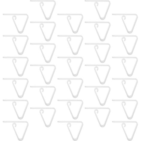 30 Pinces pour Nappe de Table en Plastique Antidérapantes, Clips Transparents Faciles à Transporter pour Fixer Fermement la Nappe la Maison (1/5)
