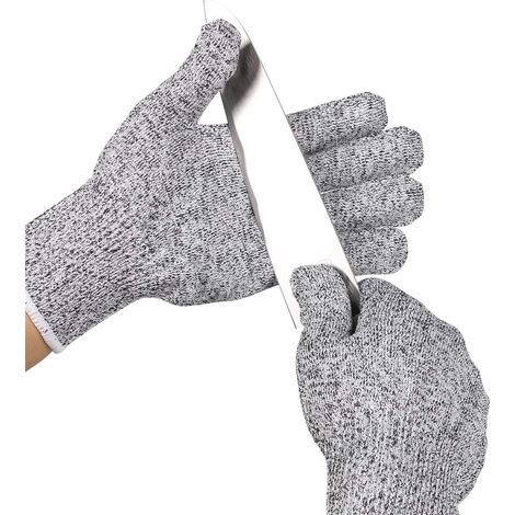Gants Anti-coupures - Niveau 5 - Pour Sculpture Sur Bois Jardin Cuisine Réparation - Taille XXS Enfant