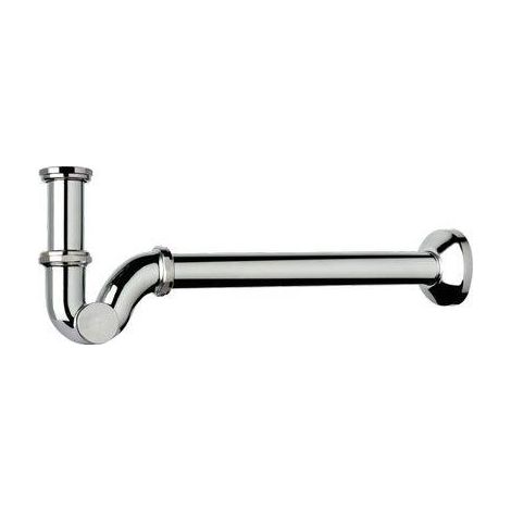 SIFONE CR A P ISPEZIONE LATERALE TEA • OTTONE CROMATO 1"1/4 CANNA CM 25